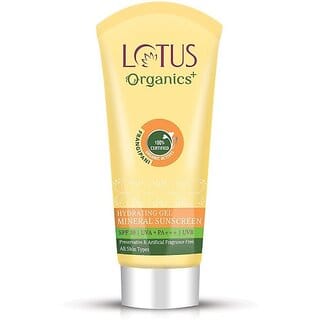 Lotus Organics+ Sunscreen - Spf 30 Pa+++ Face Sunscreen Gel (50 G)