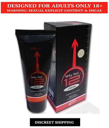 Why Not 12 Cream For Man Increase Size Enhancement Cream