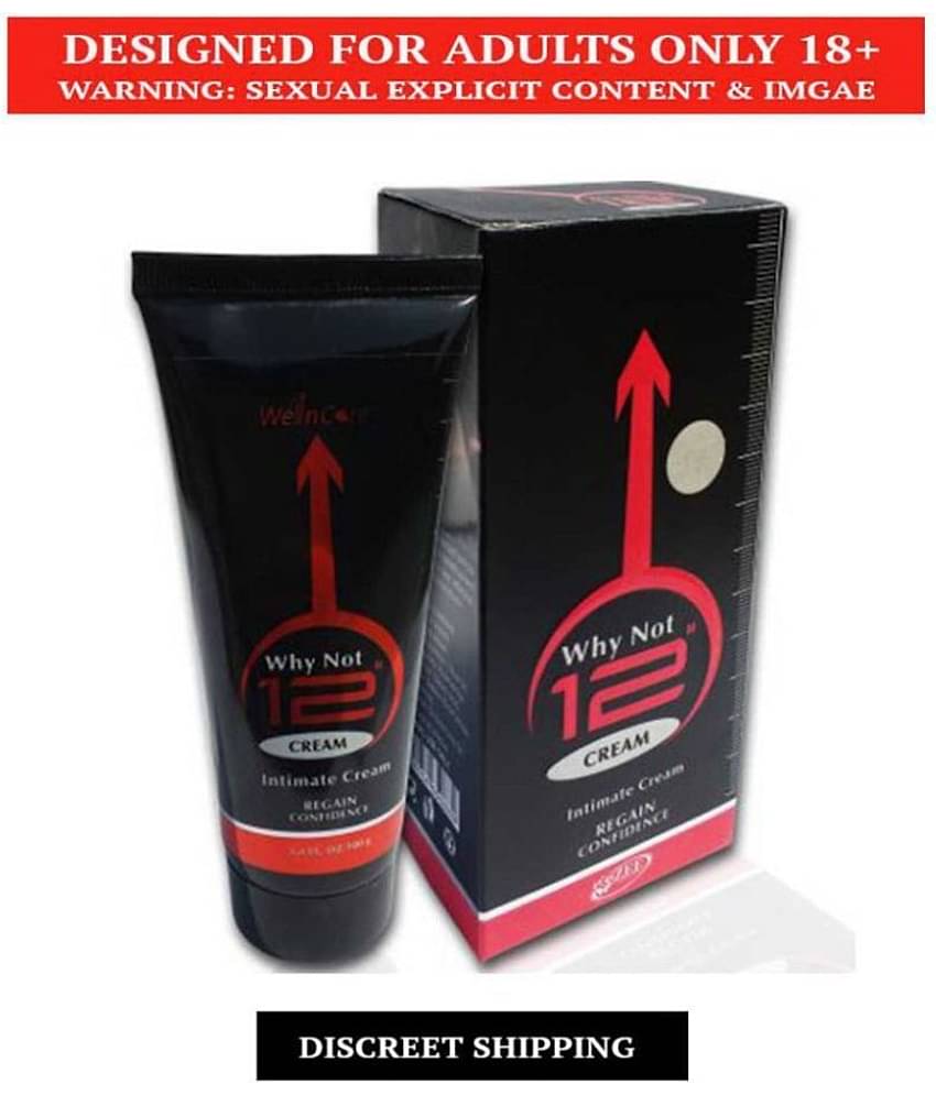 Why Not 12 Cream For Man Increase Size Enhancement Cream