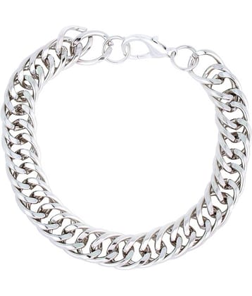 FASHION FRILL - Silver Bracelet ( Pack of 1 )
