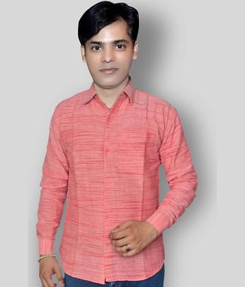 DESHBANDHU DBK - Pink Cotton Regular Fit Men's Formal Shirt (Pack of 1)