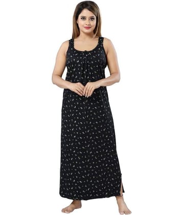 Cinco Multicolor Cotton Blend Women's Nightwear Nighty & Night Gowns ( Pack of 1 )