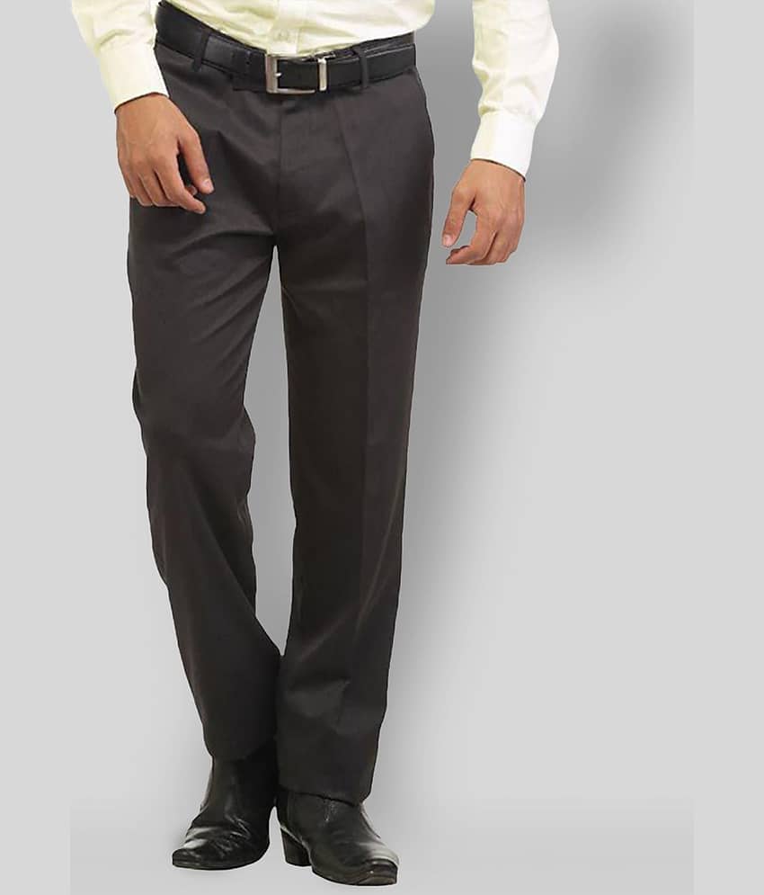 Inspire Clothing Inspiration - Black Polycotton Slim - Fit Men's Formal Pants ( Pack of 1 )