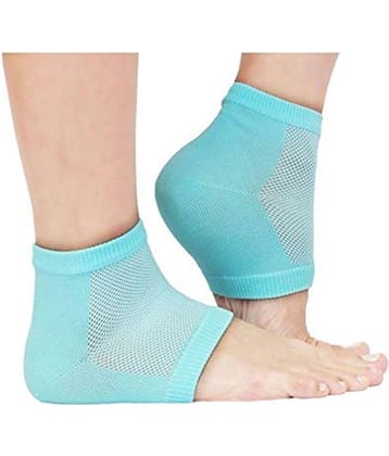 KHODAL ENTERPRIZE Silicone Gel Heel Socks With Gel Pad Heel Socks With Gel Pad Foot Protectors Free Size Free Size