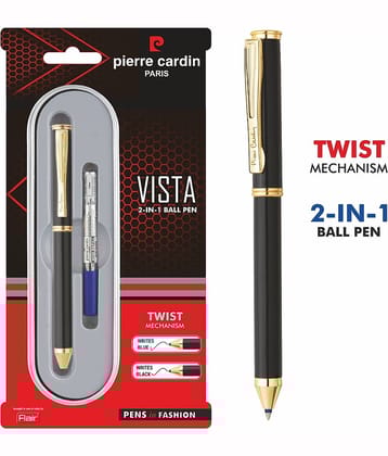 Pierre Cardin Vista 2 In 1 Ball Pen Black