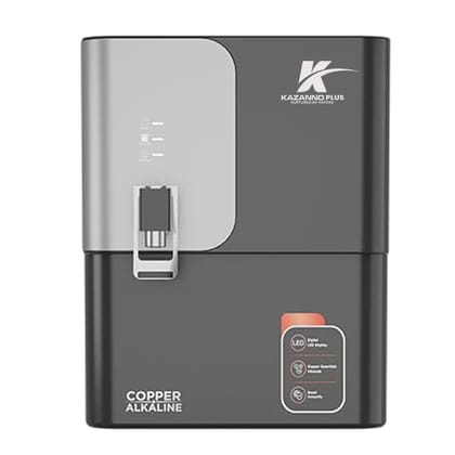 Kazanno Plus Alkaline Water Purifier | BLACK/SILVER 10 Litres Kazanno Plus Alkaline Water Purifier | BLACK/SILVER 10 Litres