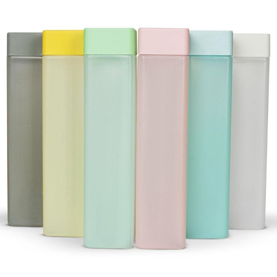 Frosty Square Refrigerator Water Bottle Pack of 6