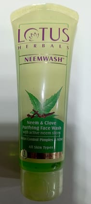 Lotus herbals neemwash face wash 120g Lotus herbals neemwash face wash 120g