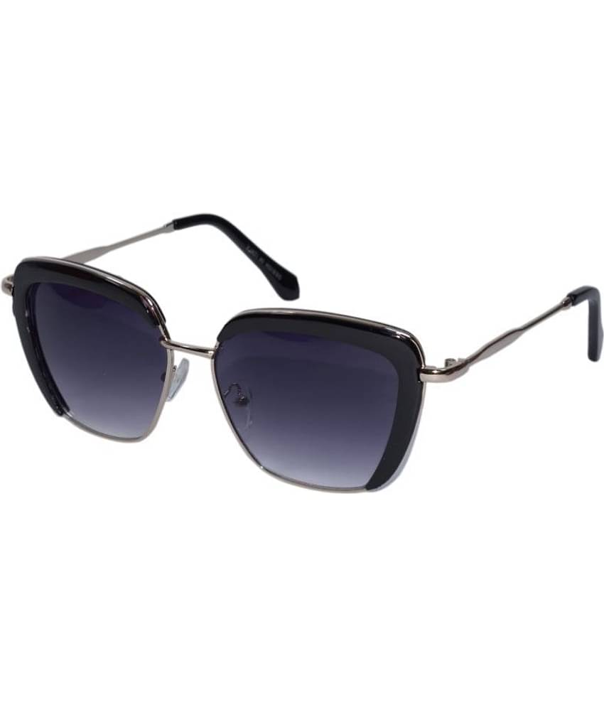 Peter Jones - Black Square Sunglasses ( Pack of 1 )