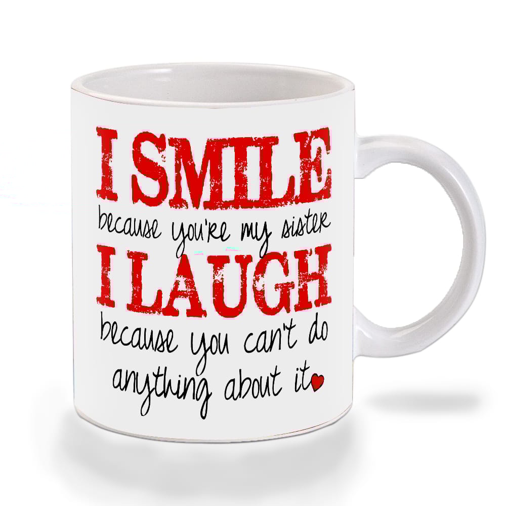 Multicolor I Smile Rhs Ceramic Mug