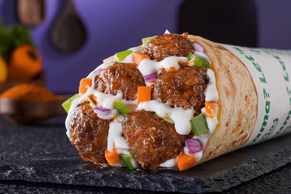 Cheese Garlic Manchurian Wrap