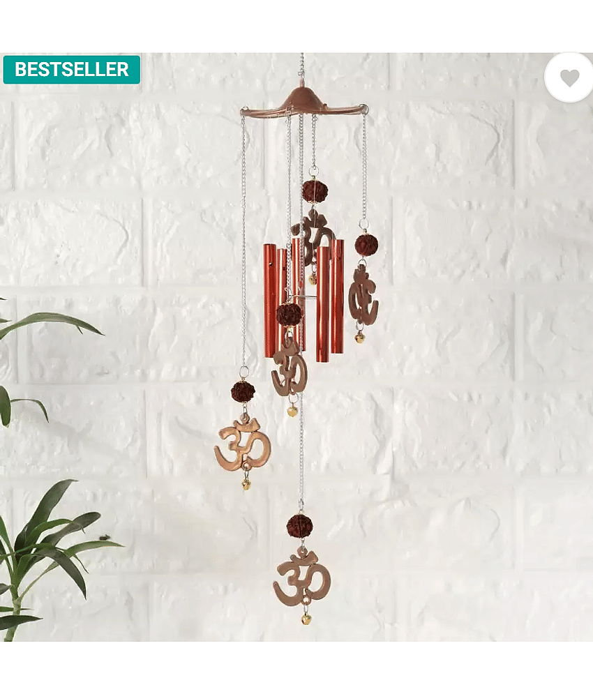 zonezer DEEP COLLECTION Brass Rod Indoor Windchime Pack of 1