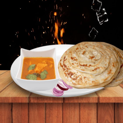 Shahi paneer and paratha