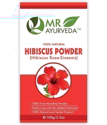 MR Ayurveda Hibiscus (Gudhal Powder) Hair Scalp Treatment 100 g