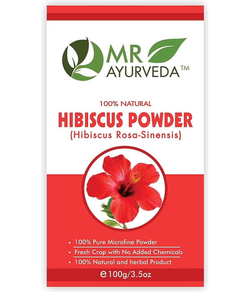 MR Ayurveda Hibiscus (Gudhal Powder) Hair Scalp Treatment 100 g