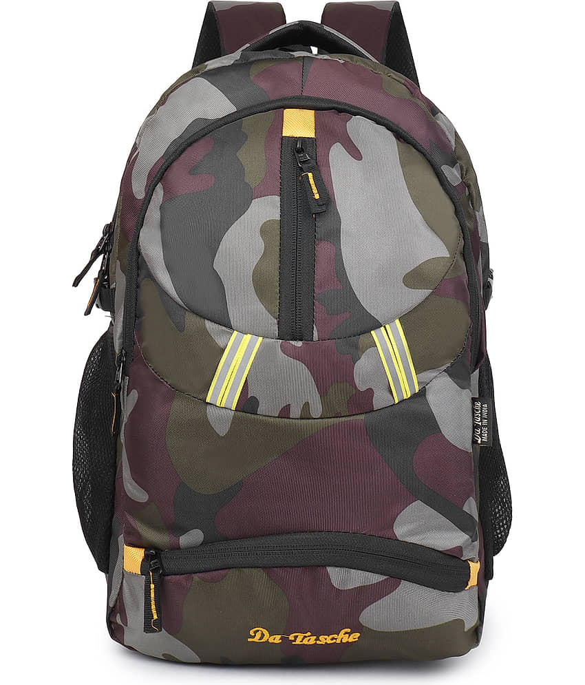 Da Tasche 35 Ltrs Black Polyester College Bag