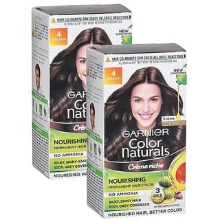 Garnier Naturals Cream Hair Color, Brown - Pack Of 2 (75ml)