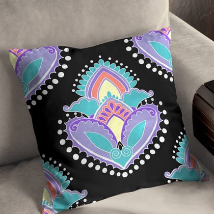 Diya Cushion-Canvas Cushion / 16x16 / without