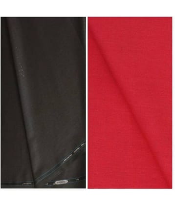 KUNDAN SULZ GWALIOR Multi 100 Percent Cotton Unstitched Shirts & Trousers 1 Pant and Shirt Piece