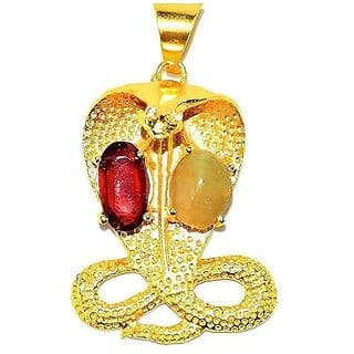 ASTRO-D Kaal Sarp dosh - remedy for kaalsarp Brass Pendant, (Gold, Brass)