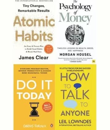 Do It Today Combo By James Clear, Morgan Housel, Leil Lowndes