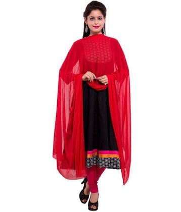 Raj Red Chiffon Dupatta