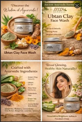 SSCPL Ubtan Clay Face Wash