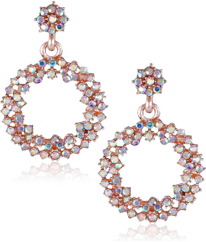 VIVASTRI Multicolor Jhumki Earrings ( Pack of 1 )