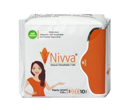 Nivva Panty Liners 155 mm, 10 Pads - Pack of 5
