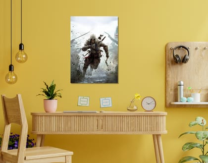 "Xbox Series: Desmond Miles"- Shiny & Sturdy Metallic Poster  Art That Pops & Sticks (Literally!)-A3