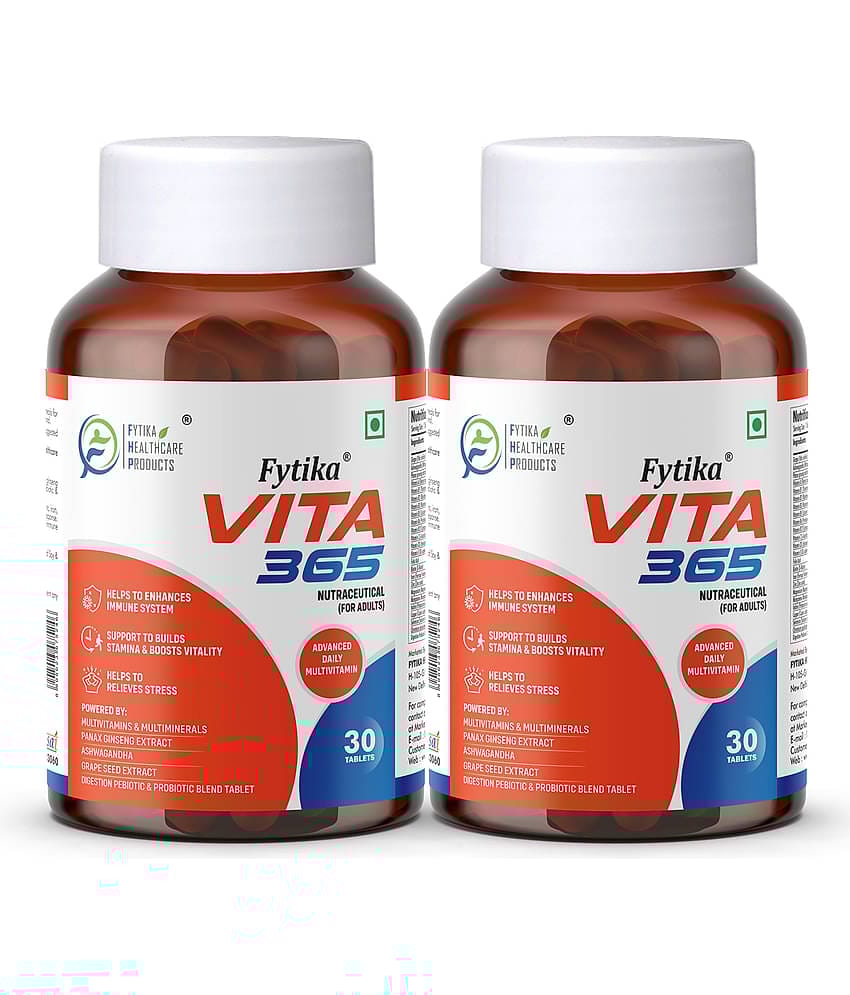 Fytika Vita 365, 3 in 1 Multivitamin- 2x30 Tabs (Pack of 2)