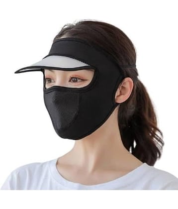 Sun Hat for Women with Face Mask Cap Mask For Summer Outdoor Cycling Uv Sun Protection Block Hat Protection Face Cover Scarf Breathable Face Cover Silky Cooling Sun Visor for Bike Cycling