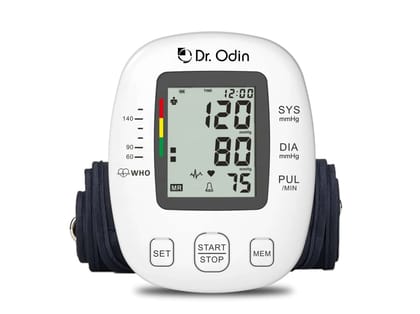 Dr. Odin OBP104 Automatic Blood pressure monitor Dual power (USB & Battery) with one year warranty pack of 1 Dr. Odin OBP104 Automatic Blood pressure monitor Dual power (USB & Battery) with one year warranty pack of 1