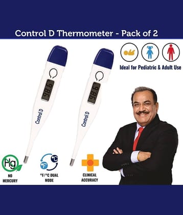 Control D Pack of 2 Digital Thermometer Hard