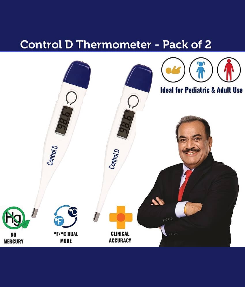 Control D Pack of 2 Digital Thermometer Hard