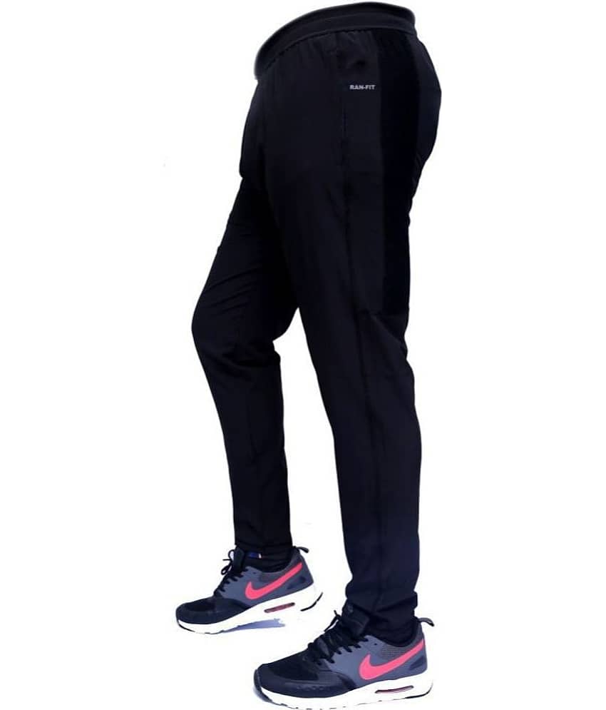 RANBOLT - Black Polyester Men's Trackpants ( Pack of 1 )