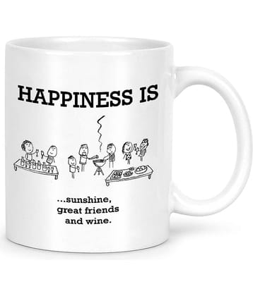 Idream Quote Printed Ceramic Coffee Mug 1 Pcs 330 mL