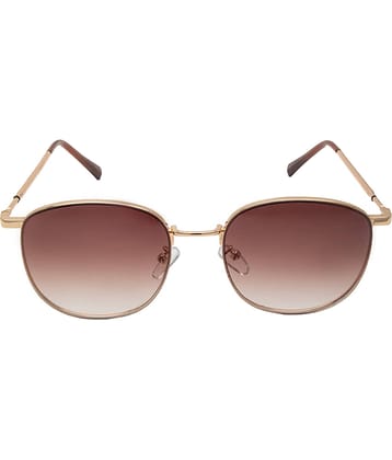 YourSpex - Brown Oval Sunglasses Pack of 1