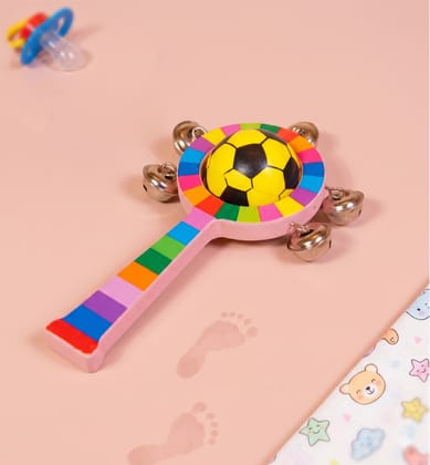 Handcrafted Wooden Ghunghuna Rattle Toy – Lacquerware Craft Handcrafted Wooden Ghunghuna Rattle Toy – Lacquerware Craft