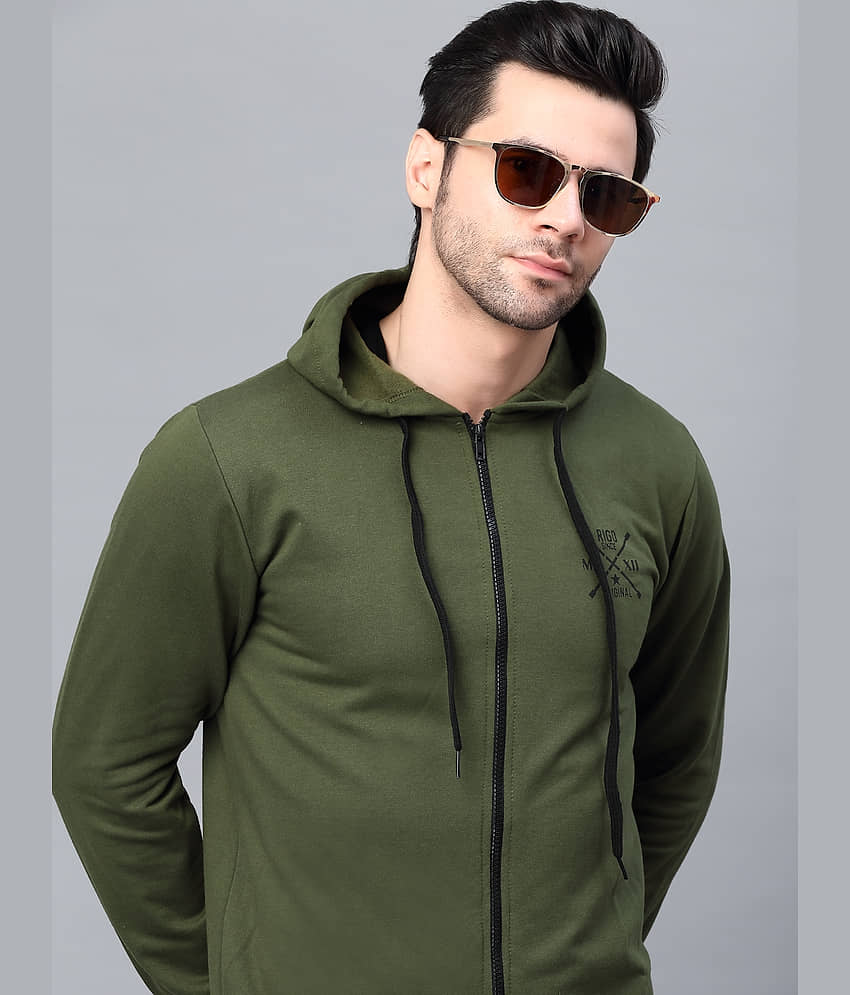 Rigo - Green Fleece Regular Fit Men's Casual Jacket ( Pack of 1 )