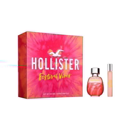 Hollister Festival Vibes For Her Set (Eau de Parfum 50ml + 15ml)