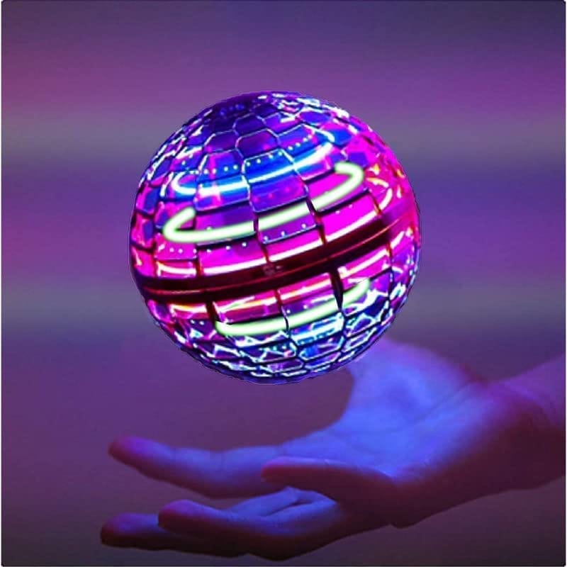 Flying Ball Flyorb Magic Balls Fly Orb Flying Spinner Fidget Toys Children USB Rechargeable Built-in RGB Lights 360Rotating Magic Controller