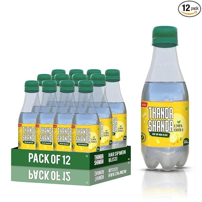Sipora ThandaShanda Lemon Chaska Flavored Drink 200ml x 12