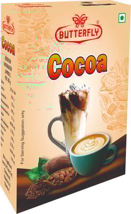 Butterfly Instant ( Dark & Rich) Cocoa, 50g  by Butterfly Dessert Mixes and Bakery Needs. Butterfly Instant ( Dark & Rich) Cocoa, 50g  by Butterfly Dessert Mixes and Bakery Needs.