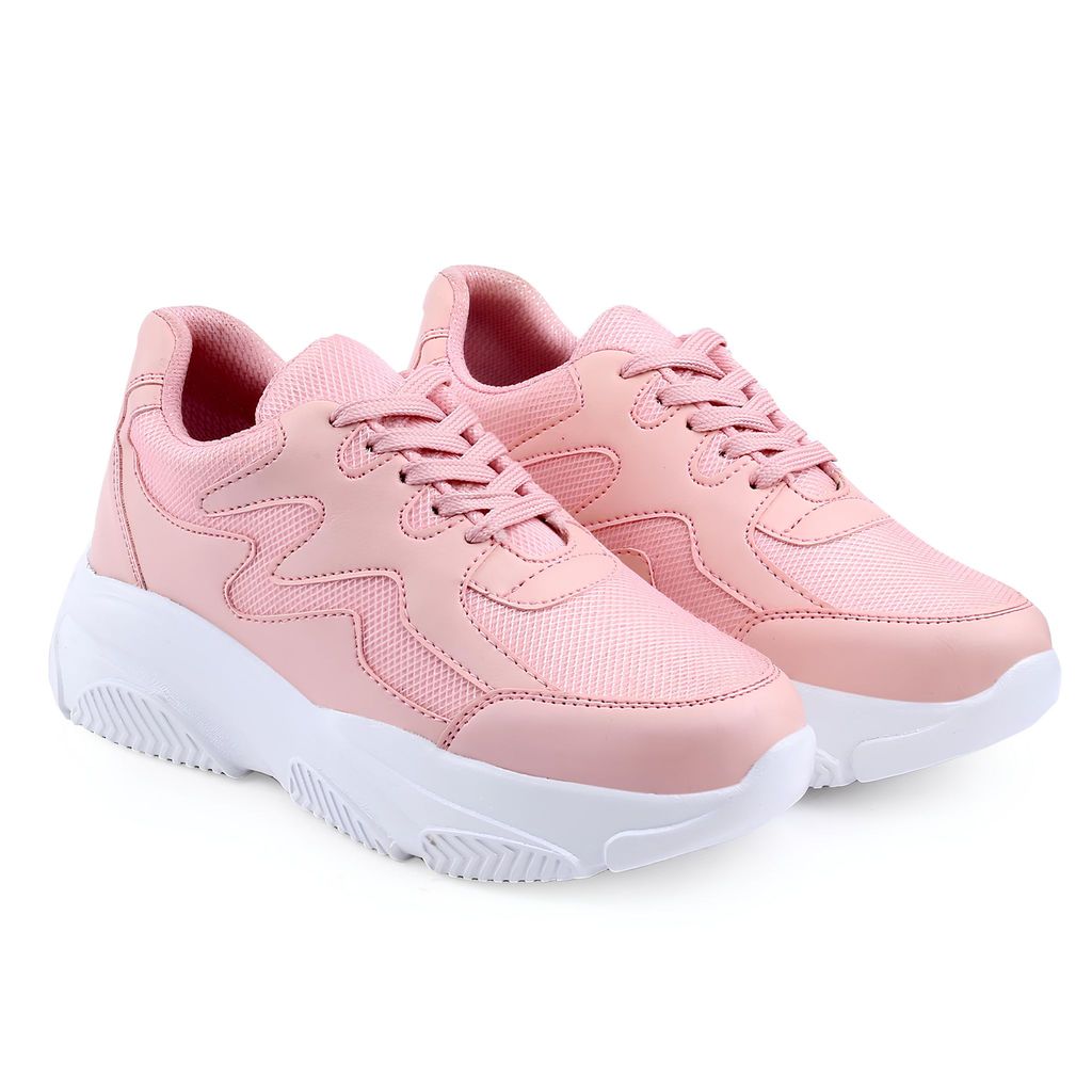 Latest Fancy Women’s Pink Casual Sneakers|Sports Shoes For Girls & Women