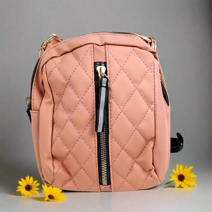 Backpack Bag | Casual Pithu Bags | Latest Trendy Office Bag | School & College Bags for Girls - For Woman, Girls, Laptop, Office & Gifts-Pink
