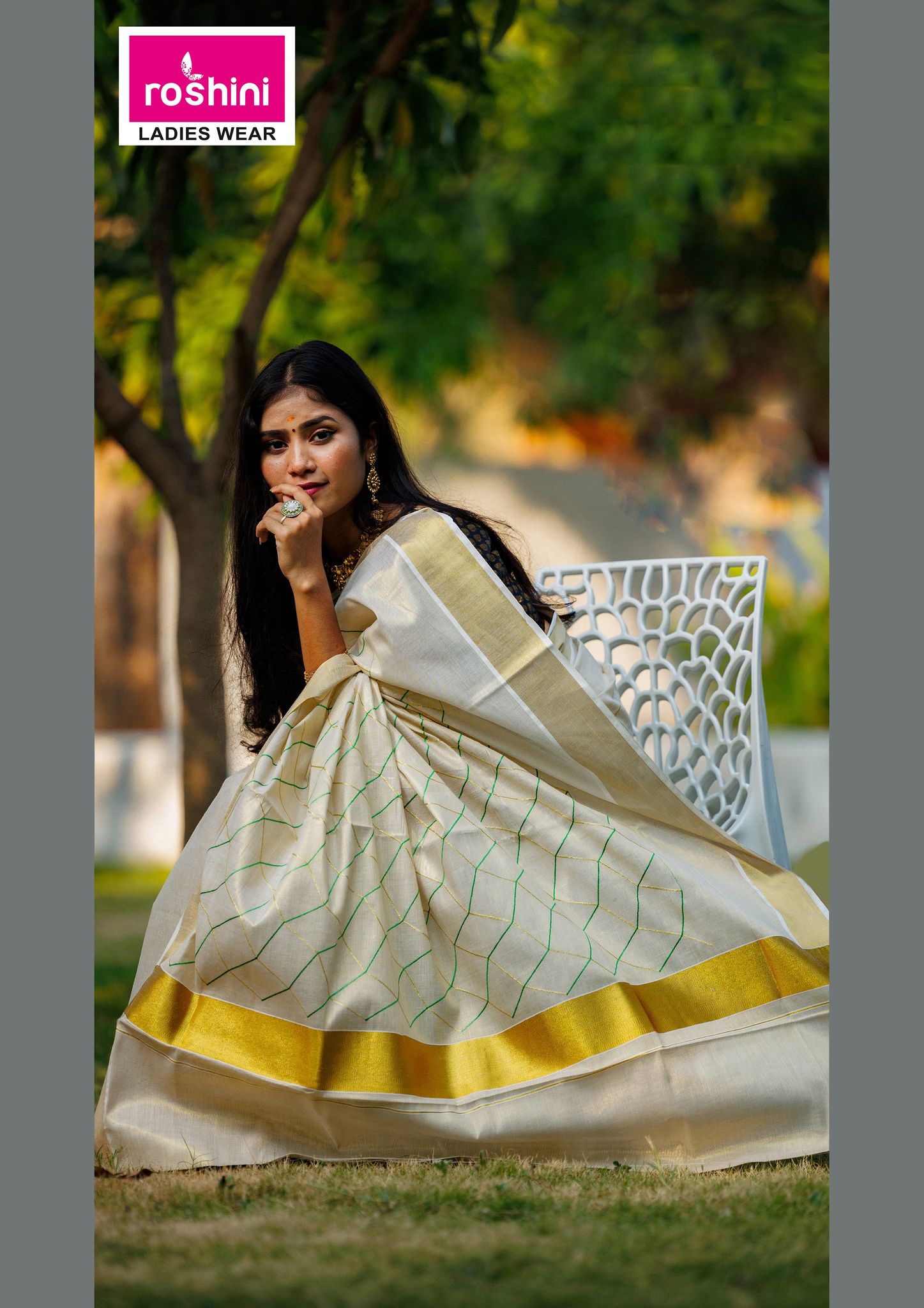 KS-1077 KASAVU SAREE 6.25 MTR