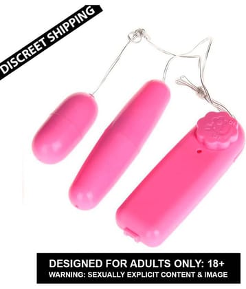 KAMAHOUSE Dual Egg Vibrator Female Masturbator Vibrating Egg Remote Control G-Spot Massage