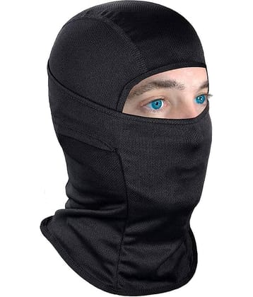 PROGIENCE - Black Anti-Pollution Face Cover Balaclava Mask ( Pack of 1 )