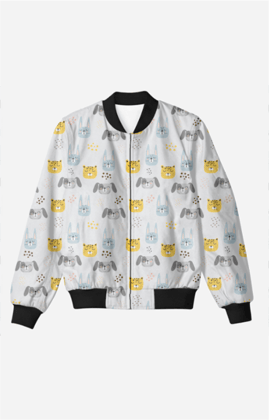 Bomber Jacket (Men) - Animal Friends